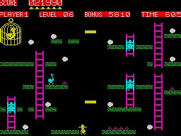 Screenshot Of Chuckie Egg ZX Spectrum 1983 MobyGames