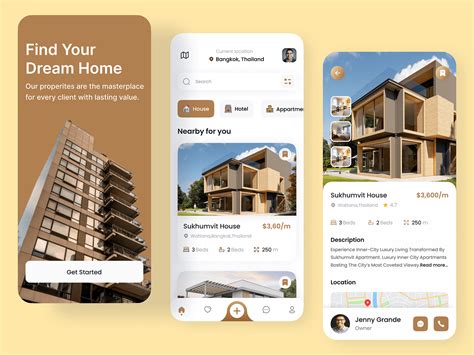 Real Estate Mobile App Design Behance