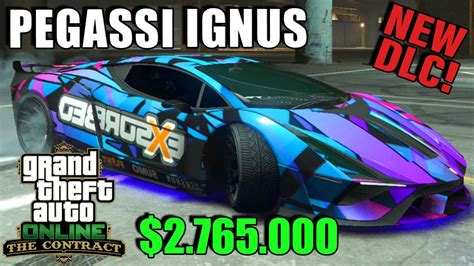 New Dlc Hyper Car Pegassi Ignus Customization Best Most Beautifull