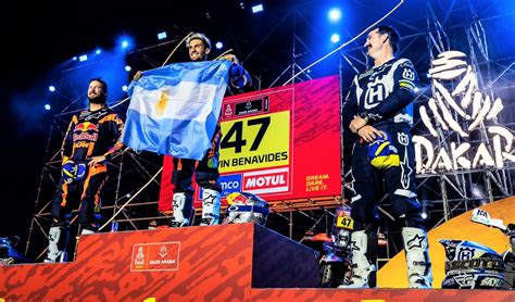 ÉPICO El argentino Kevin Benavides ganó el Dakar 2023 en motos La