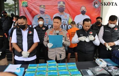 Polres Tangsel Gagalkan Penyelundupan 16 Kg Narkoba Asal Malaysia