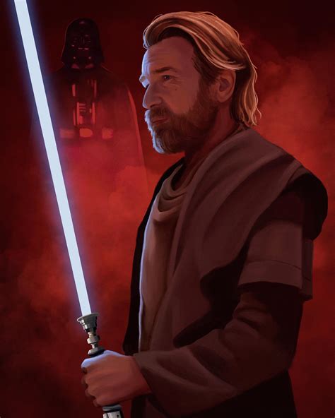 Obi-Wan Kenobi fan art I made!! :) : r/StarWars