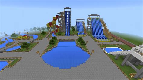 Mapa De Parque Aqu Tico Para Minecraft Pe Youtube