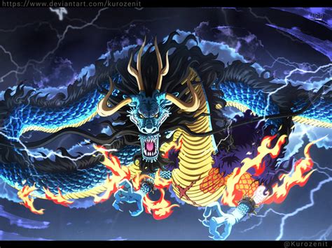 Kaido Dragon form - One Piece Chapter 921 by Kurozenit on DeviantArt