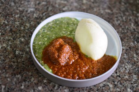 To Father With Love Pounded Yam Okro And Stew Kitchen Butterfly