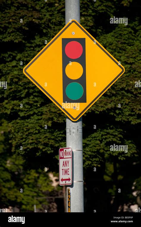 Traffic control signs Stock Photo - Alamy