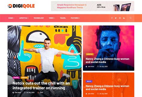 20 Best News Website Templates To Create News Website Edition