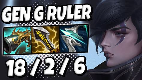 Aphelios Vs Lucian Adc Gen G Ruler Patch Ranked Korea Youtube