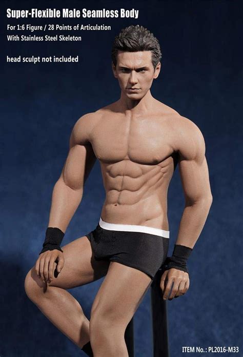 Phicen TBLeague 12 Male Seamless Action Figures Realistic Silicone