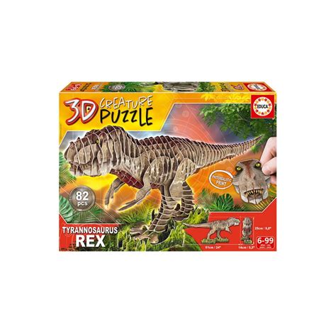 Puzzle D Dinozaury Tyranozaur Rex El G Emag Hu