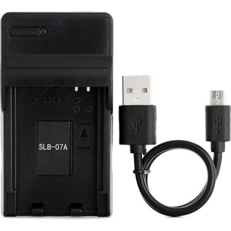 Slb 07a Usb Chargeur Pour Samsung Pl150 Pl151 St45 St50 St500 St550 St560 St600 Tl100