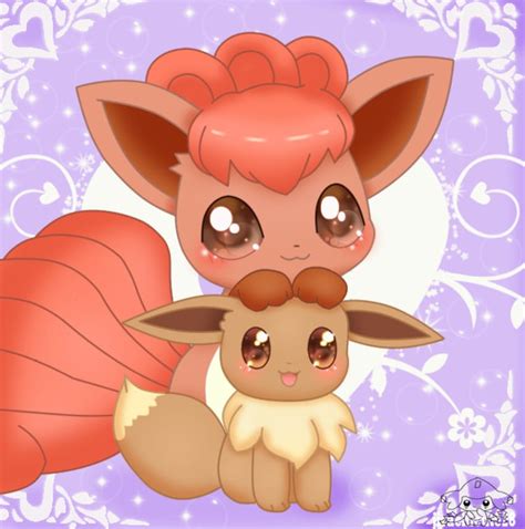 Vulpix and eevee best friends : r/Eevee