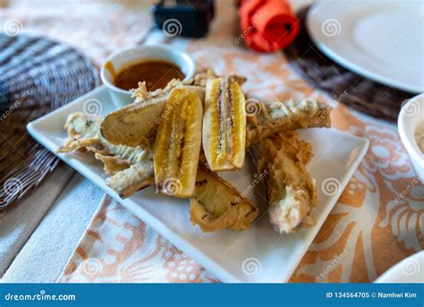 Filipino Style Deep Fried Eggplant Stock Image Image Of Yellow