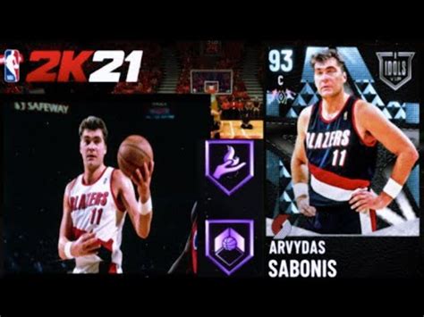 DIAMOND ARVYDAS SABONIS GAMEPLAY BEST PICK AND POP CENTER NBA2K21