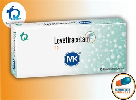 LEVETIRACETAM 1 GR CAJA X 30 TABLETAS MK