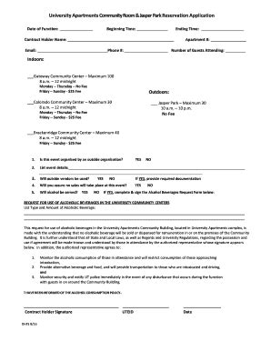 Fillable Online Housing Utexas Community Room Request Form Division