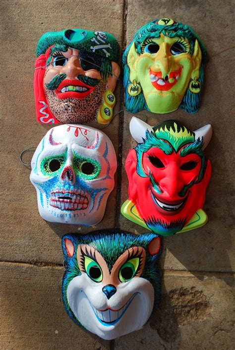 Vintage Halloween masks | Vintage halloween costume, Halloween masks ...