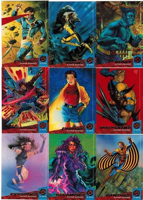 Fleer Ultra X Men Series I Marvel Single Cards Complete Your Set