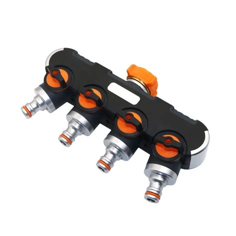 Metal Mangueira Tubo Divisor Para Jardim 4 Way Tap Connectors Plastic