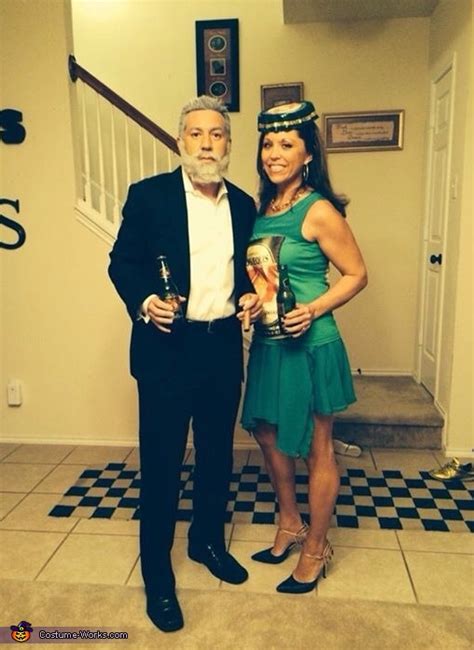 Most Interesting Man and Dos Equis Bottle Costume