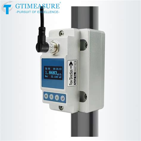 Ultrasonic Flow Meter 4 20ma Rs485 Dn10 Dn200 Portable Liquid