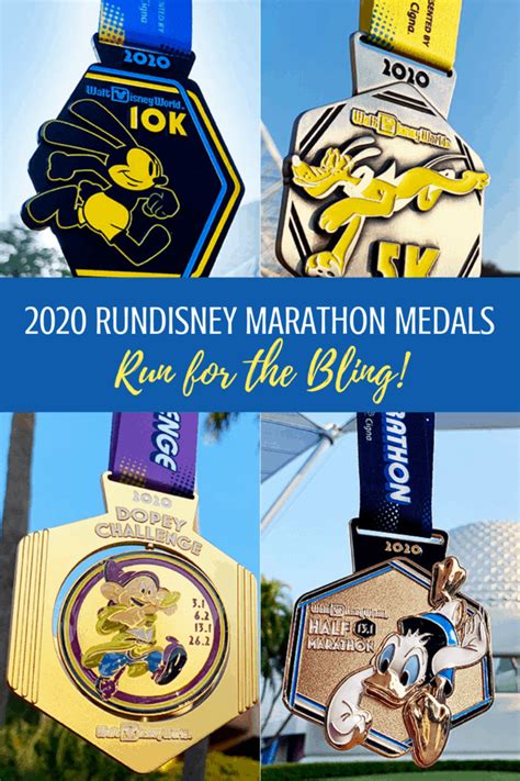 Rundisney Walt Disney World Marathon Weekend Medals