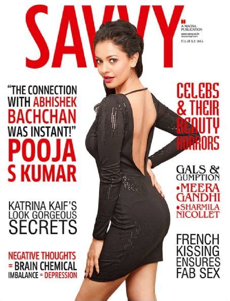 Pooja Kumar, Savvy Magazine July 2015 Cover Photo - India