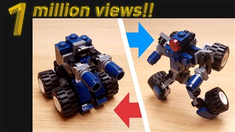 How To Build Mini Lego Robot Navy Cannon Multiple Changer Transformer