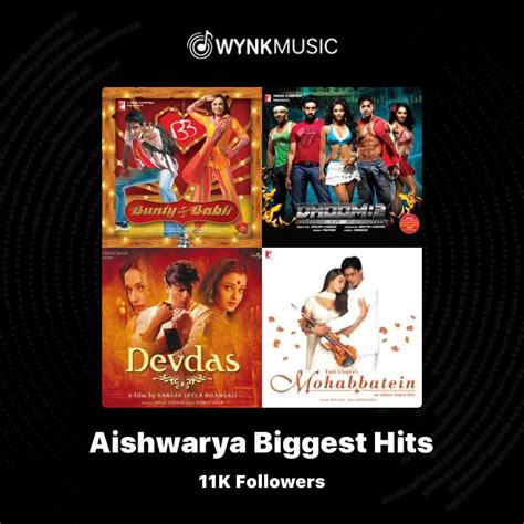 Check Out Songs Of Playlist Aishwarya Biggest Hits At U