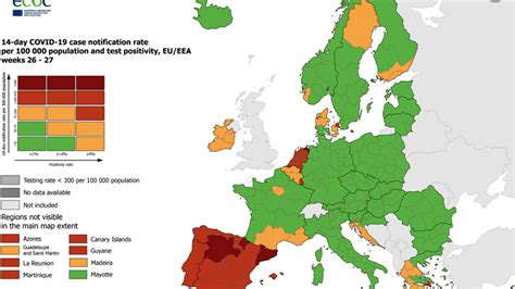 Covid L Italia Resta A Basso Rischio Rosse Spagna Portogallo E Olanda