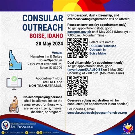 Consular Outreach Philippine Consulate General In San Francisco