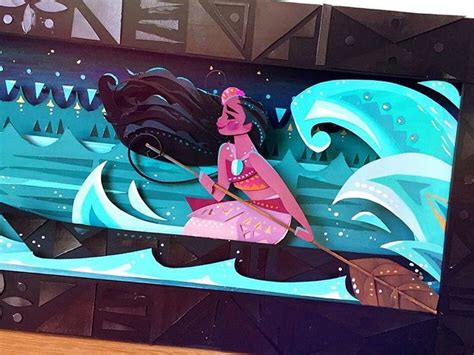 Brittney Lee Moana Artwork Moana Papercut Disney Art Disney Fan Art Paper Artwork