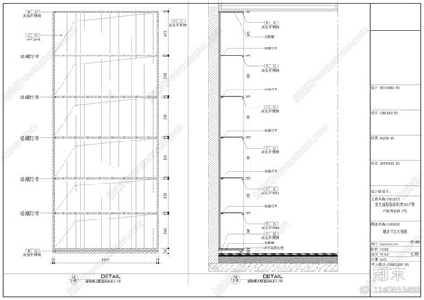 墙面节点施工图下载【id1140853486】知末案例馆