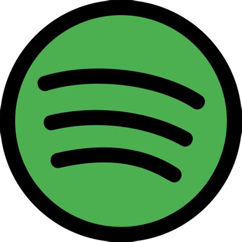 Spotify Pixel Perfect Lineal Color icon