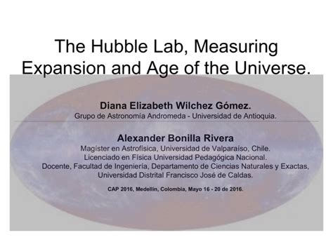 The Hubble Lab Measuring Expansion And Age Of The Universe