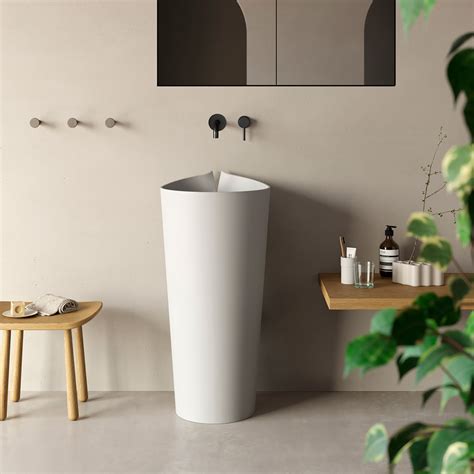 Rexa Design Smoking Lavabo Freestanding REXA DESIGN FINITURE Corian