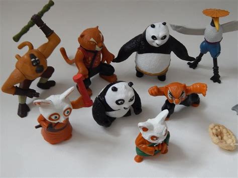 Mcdonalds Happy Meals Fast Food Toys 10 Kung Fu Panda Figures Happy Meal Mcdonalds Kung Fu