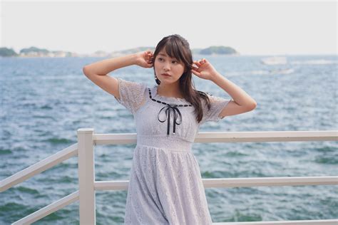 ももたろう on Twitter 22夏を先取り日間賀島編 まゆめさん⑰ mayume73 碧い海と青い衣装の彼女 タイミング