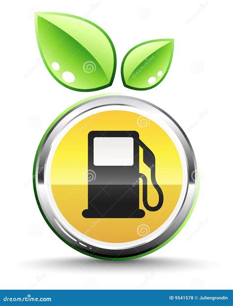 Green Fuel Icon Stock Vector Illustration Of Icon Digitally