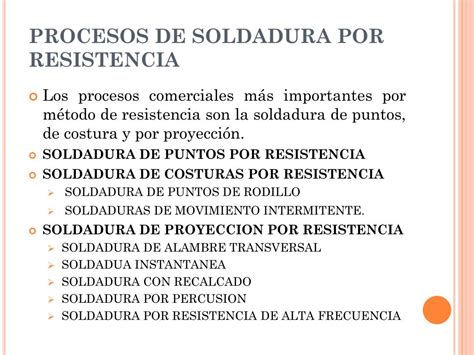 Ppt Soldaduras Por Resistencia Powerpoint Presentation Free Download Id4839690