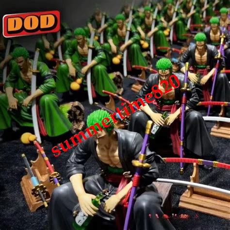 DOD STUDIO UNE pièce statue en résine Roronoa Zoro en stock collection