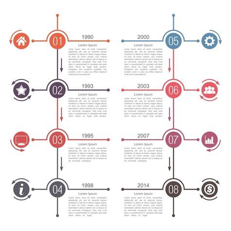 Premium Vector Timeline Infographics Template Vector Eps10 Illustration