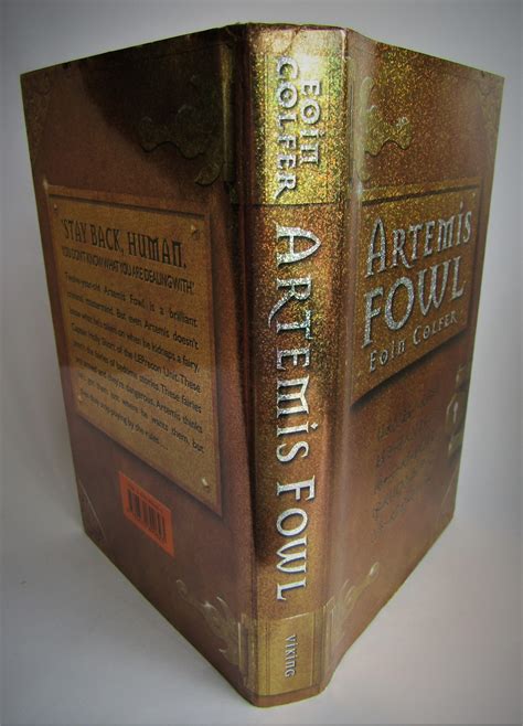 Artemis Fowl By Eoin Colfer Near Fine Hardcover 2001 1st Edition