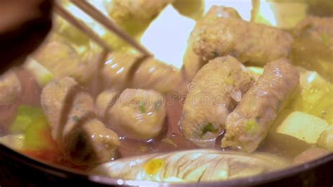 Taiwanese Shacha Hot Pot Hotpot Taiwanese Hotspot Taiwanese Food Stock Footage Video Of