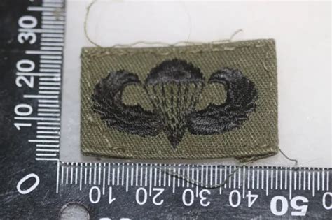 Original Vietnam Period Us Army Cloth Parachute Qualification Wing