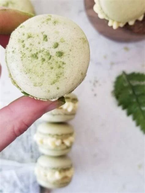 Perfect Matcha Maracons With Mango Buttercream The Hint Of Rosemary