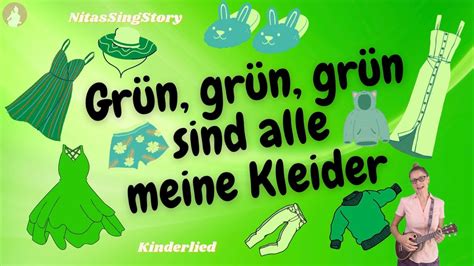 Kinderlied mit Ukulele Grün grün grün sind alle meine Kleider YouTube