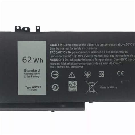 Mt T Wh Battery For Dell Latitude E E K Jk V Y R Xm