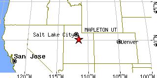 Mapleton, Utah (UT) ~ population data, races, housing & economy