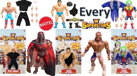 See Newer Video Every Mattel Wwe Superstars Action Figures Comparison